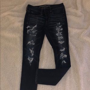 American Eagle Dark Jeggings (360 Super Stretch)
